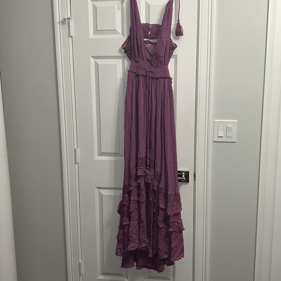 NWOT Free People Santa Maria Summer Grapes Maxi Dress Sz M Endless Summer Z267 - Picture 5 of 5
